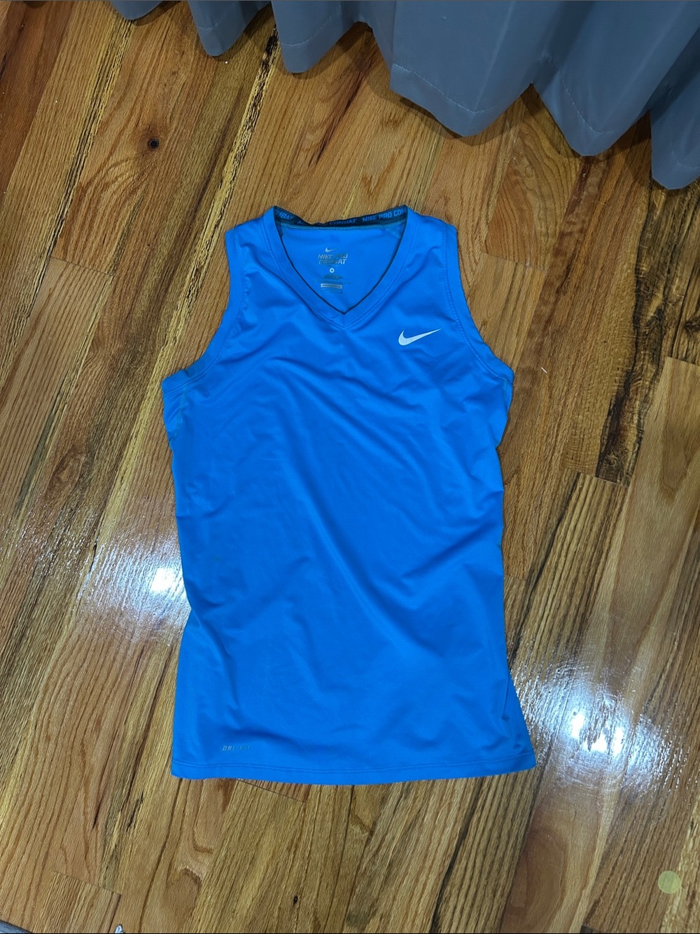 Nike Blue Sleeveless Performance Tank Top